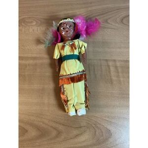 Vintage Native American Plastic Doll